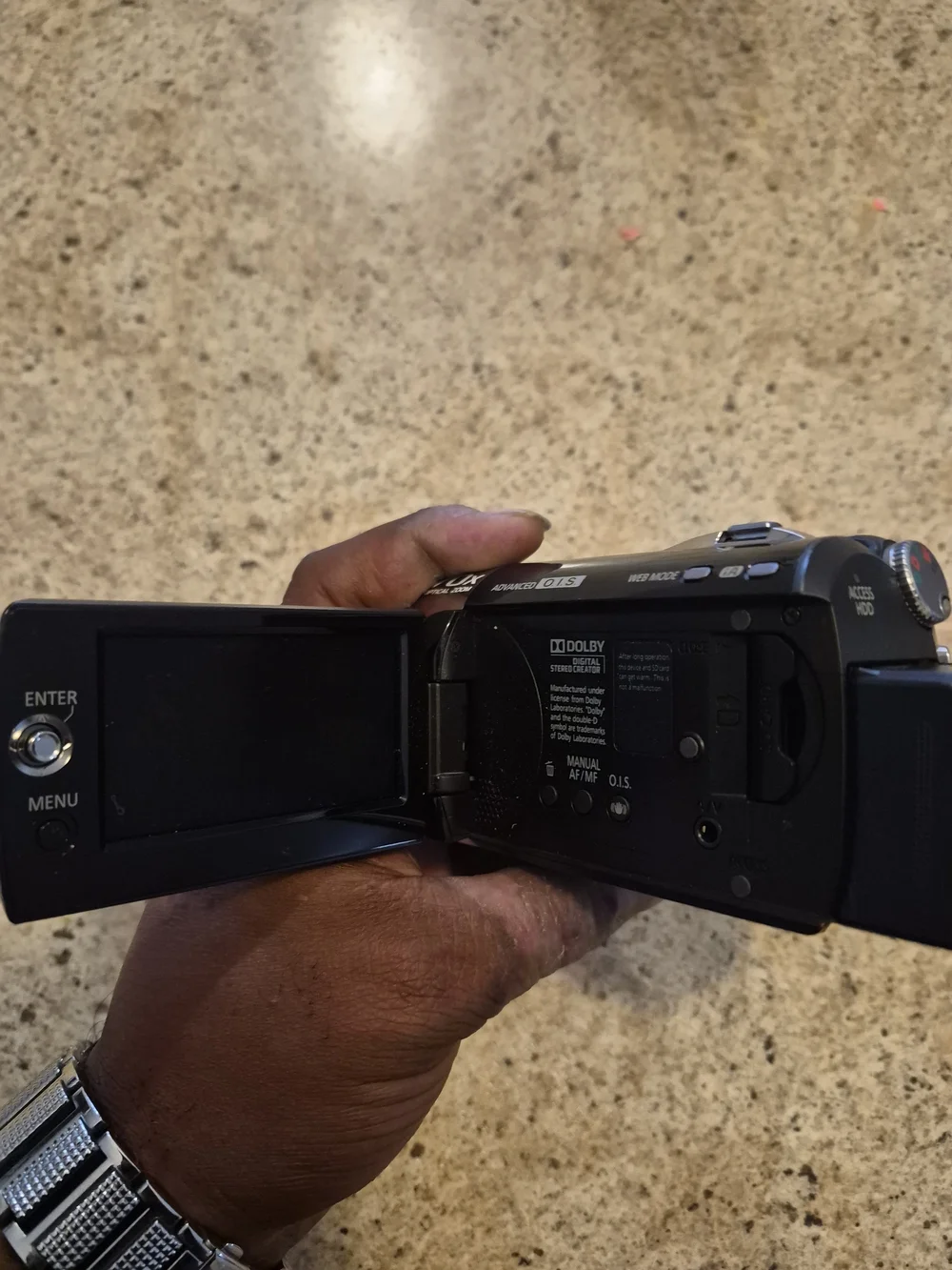Panasonic Black SDR-H80 HDD Camcorder with 70x Optical Zoom